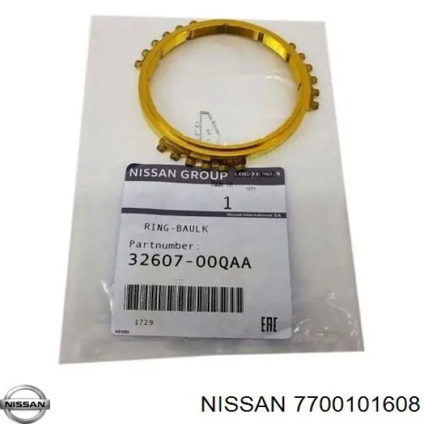 7700101608 Nissan/Infiniti Синхронизатор 5/6-й передачи