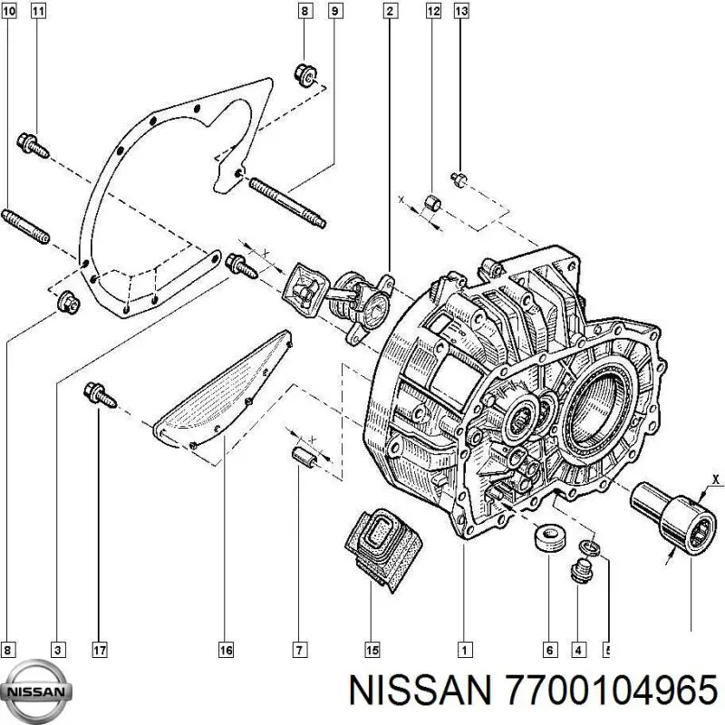 Купить 7700104965 Nissan/Infiniti Шайба дифференциала переднего моста