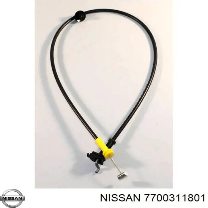 7700311801 Nissan трос (тяга открывания замка двери передней)