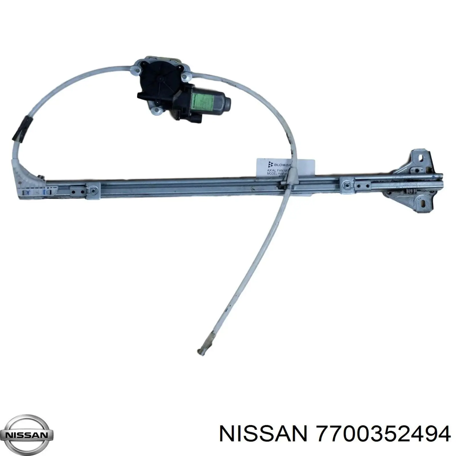 Механизм стеклоподъемника двери передней левой 7700352494 Nissan