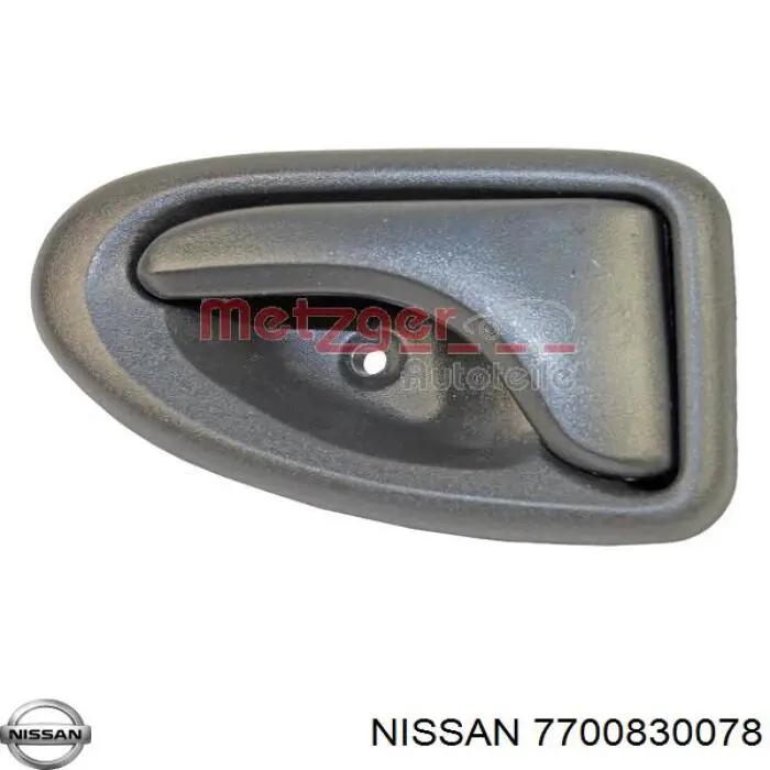 Ручка двери передней внутренняя левая 7700830078 Nissan/Infiniti