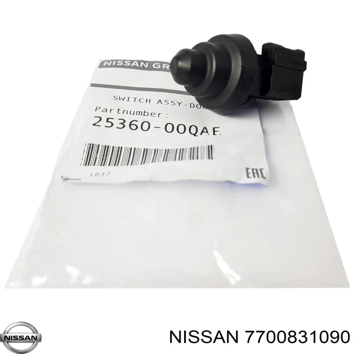 7700831090 Nissan sensor de fechamento de portas (interruptor de fim de carreira)