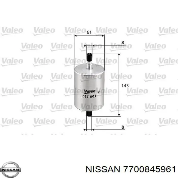 Купить 7700845961 Nissan/Infiniti Фильтр-отстойник топлива грубой очистки