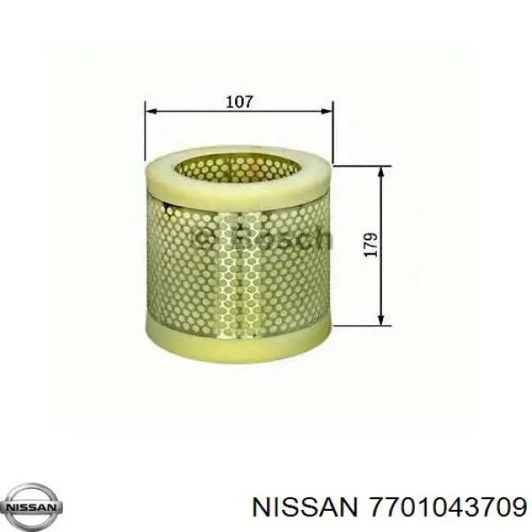 7701043709 Nissan воздушный фильтр