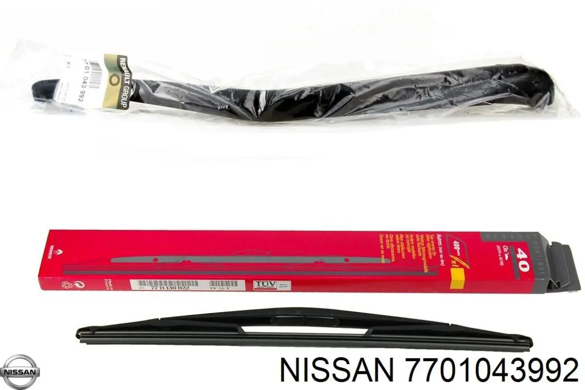 Рычаг-поводок стеклоочистителя заднего стекла на Nissan Kubistar X76