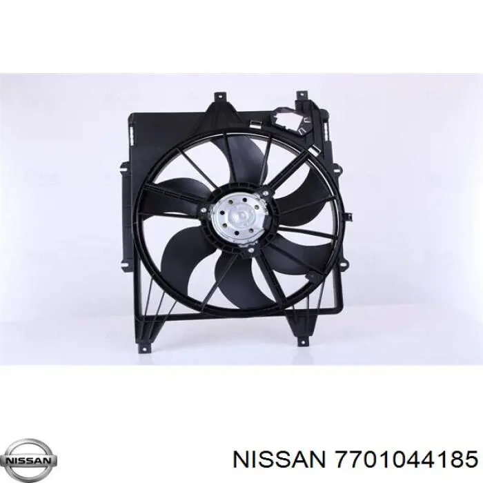 7701044185 Nissan электровентилятор охлаждения в сборе (мотор+крыльчатка)