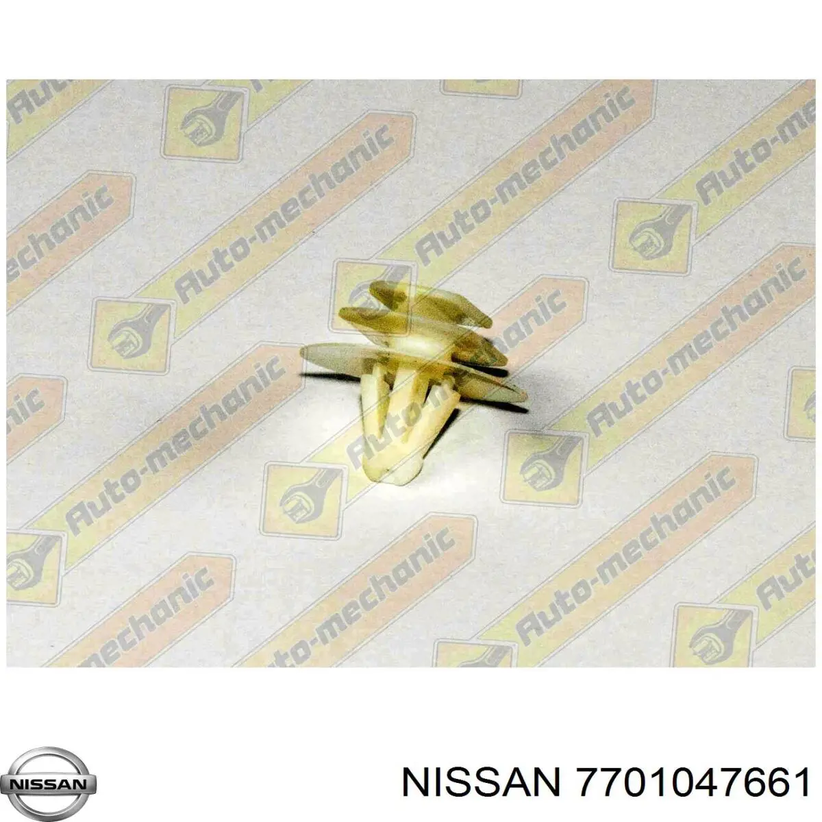 7701047661 Nissan braçadeira (cápsula de fixação de moldura da porta)