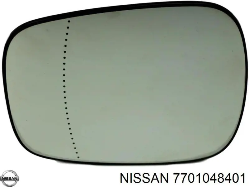 Зеркальный элемент зеркала заднего вида 7701048401 Nissan