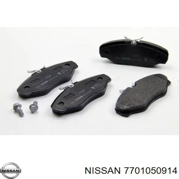 Передние тормозные колодки 7701050914 Nissan