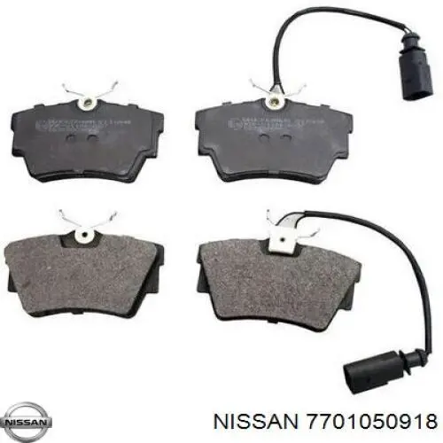 Задние тормозные колодки 7701050918 Nissan