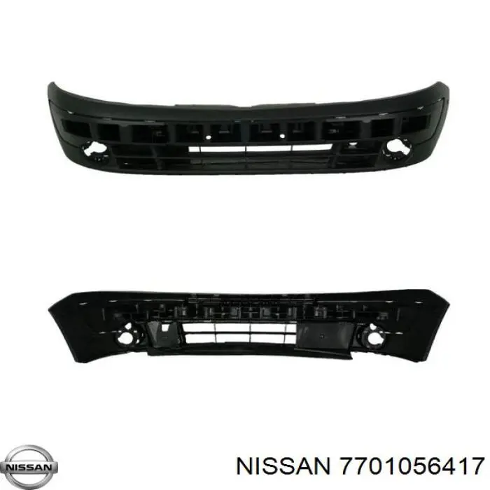 Передний бампер 7701056417 Nissan