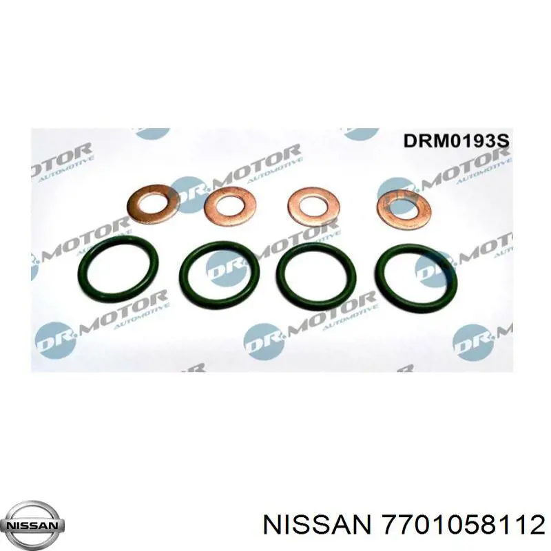 7701058112 Nissan kit de reparação do injetor