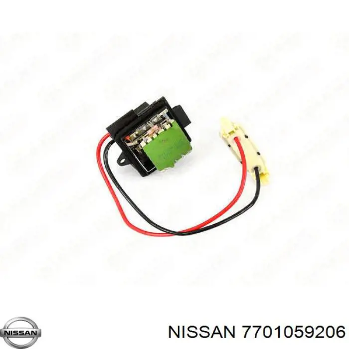 7701059206 Nissan resistor (resistência de ventilador de forno (de aquecedor de salão))