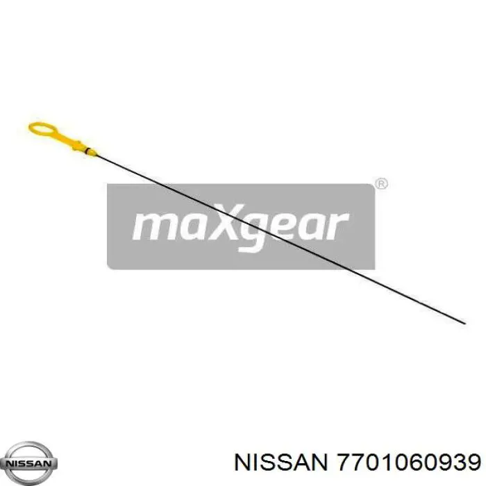 Щуп (индикатор) уровня масла в двигателе Nissan 7701060939