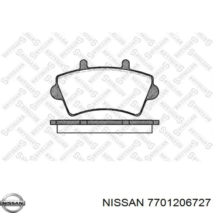 7701206727 Nissan/Infiniti Колодки передние