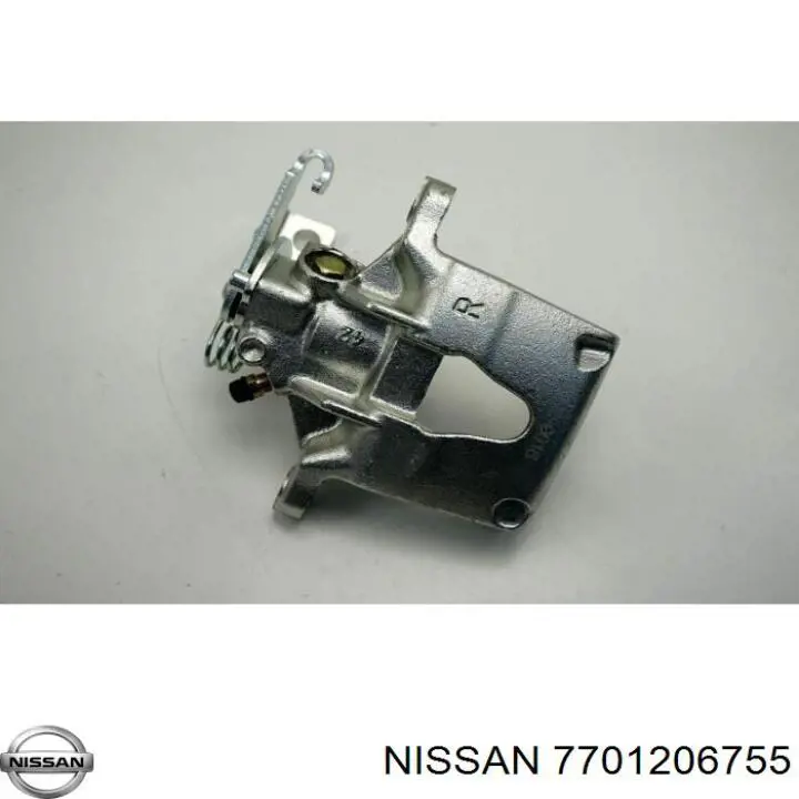 Суппорт тормозной задний правый 7701206755 Nissan