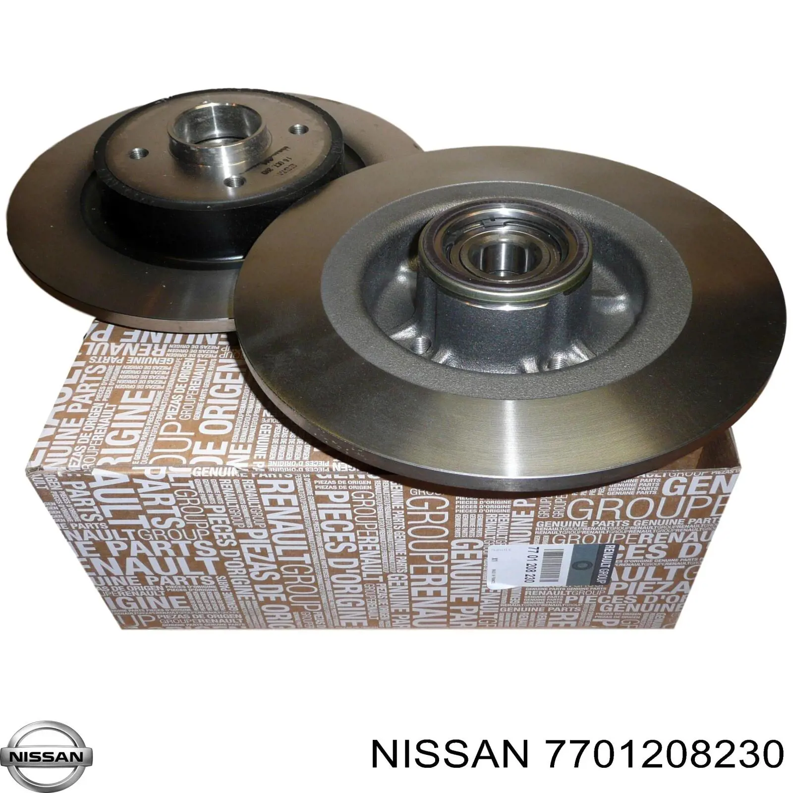 Тормозные диски 7701208230 Nissan