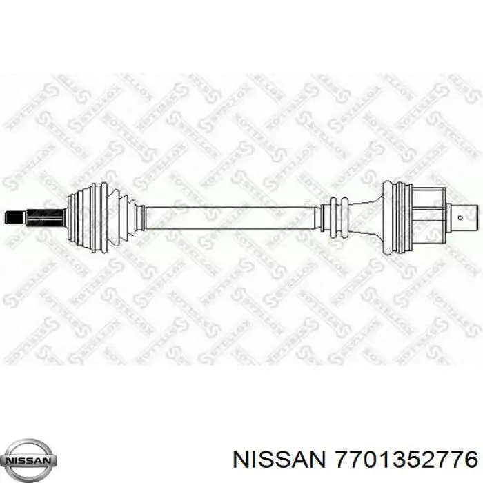 Правая полуось 7701352776 Nissan