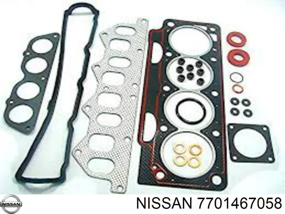 Верхний комплект прокладок двигателя 7701467058 Nissan