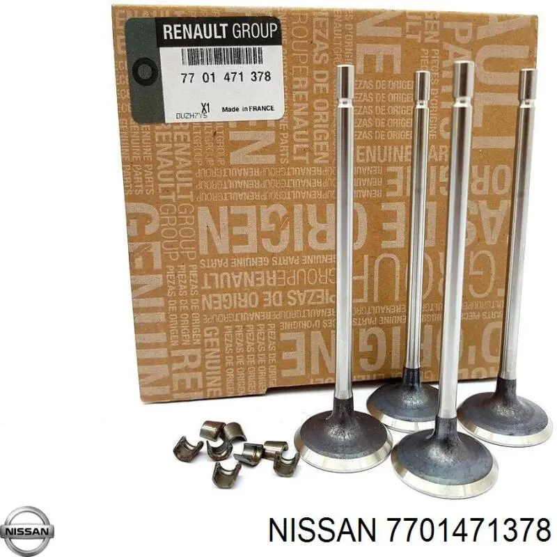 Впускной клапан 7701471378 Nissan