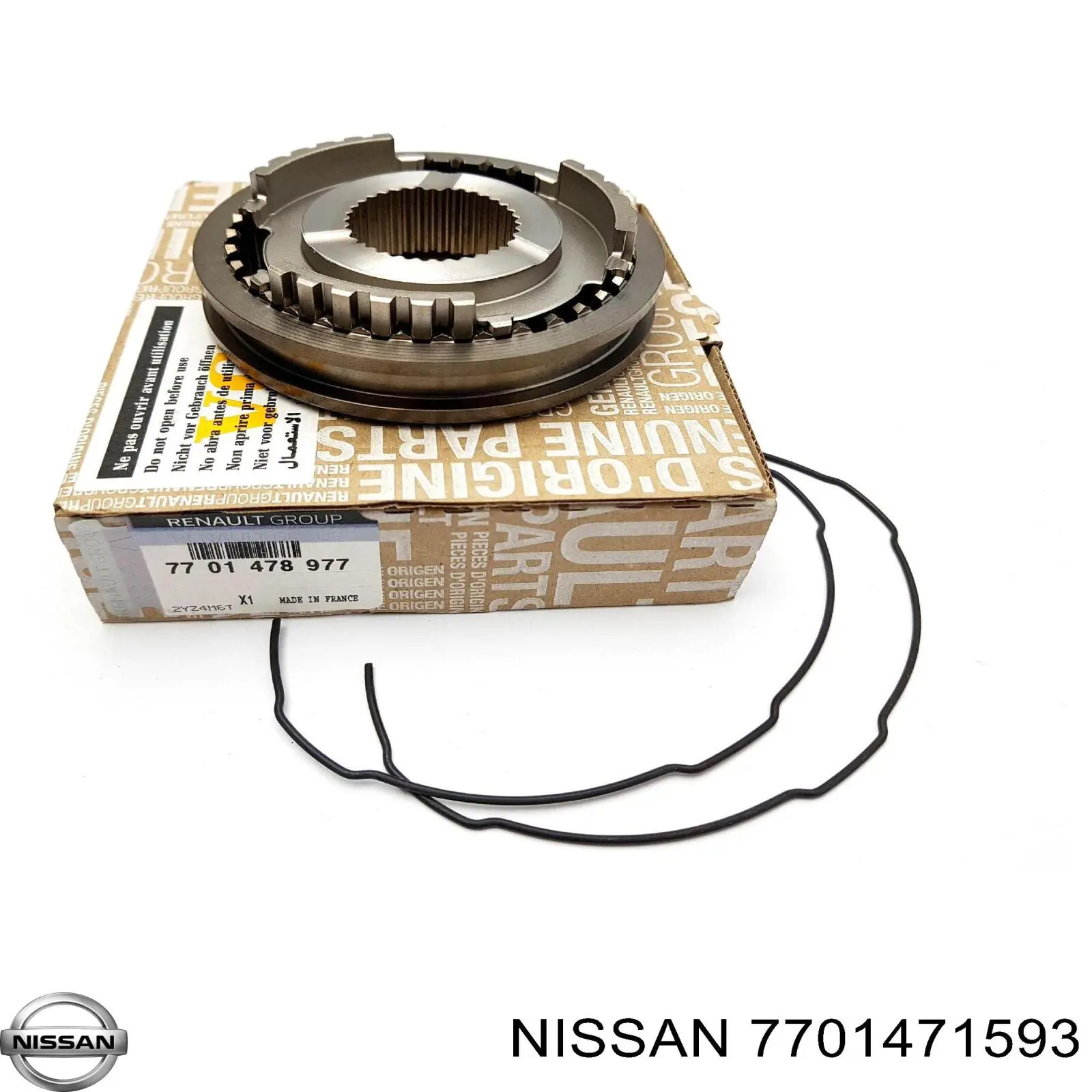 Кольцо синхронизатора Nissan/Infiniti 7701471593 цена, от 113.57 USD