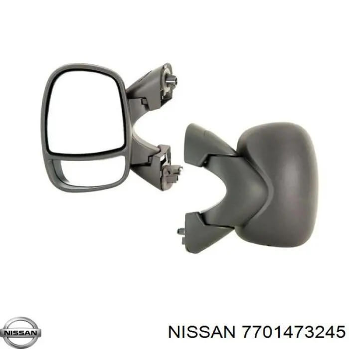 Зеркало заднего вида левое 7701473245 Nissan