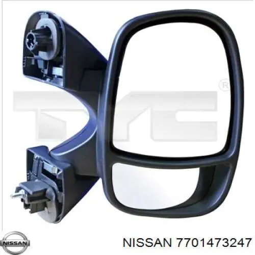7701473247 Nissan зеркало заднего вида правое