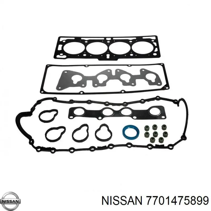 Верхний комплект прокладок двигателя 7701475899 Nissan