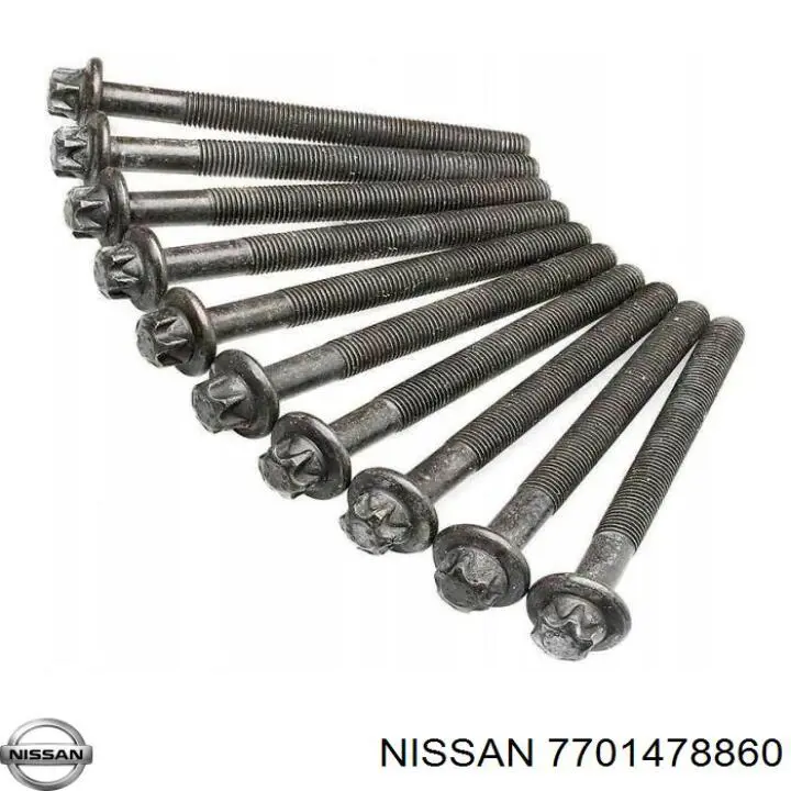 Болт головки блока цилиндров (ГБЦ) NISSAN 7701478860