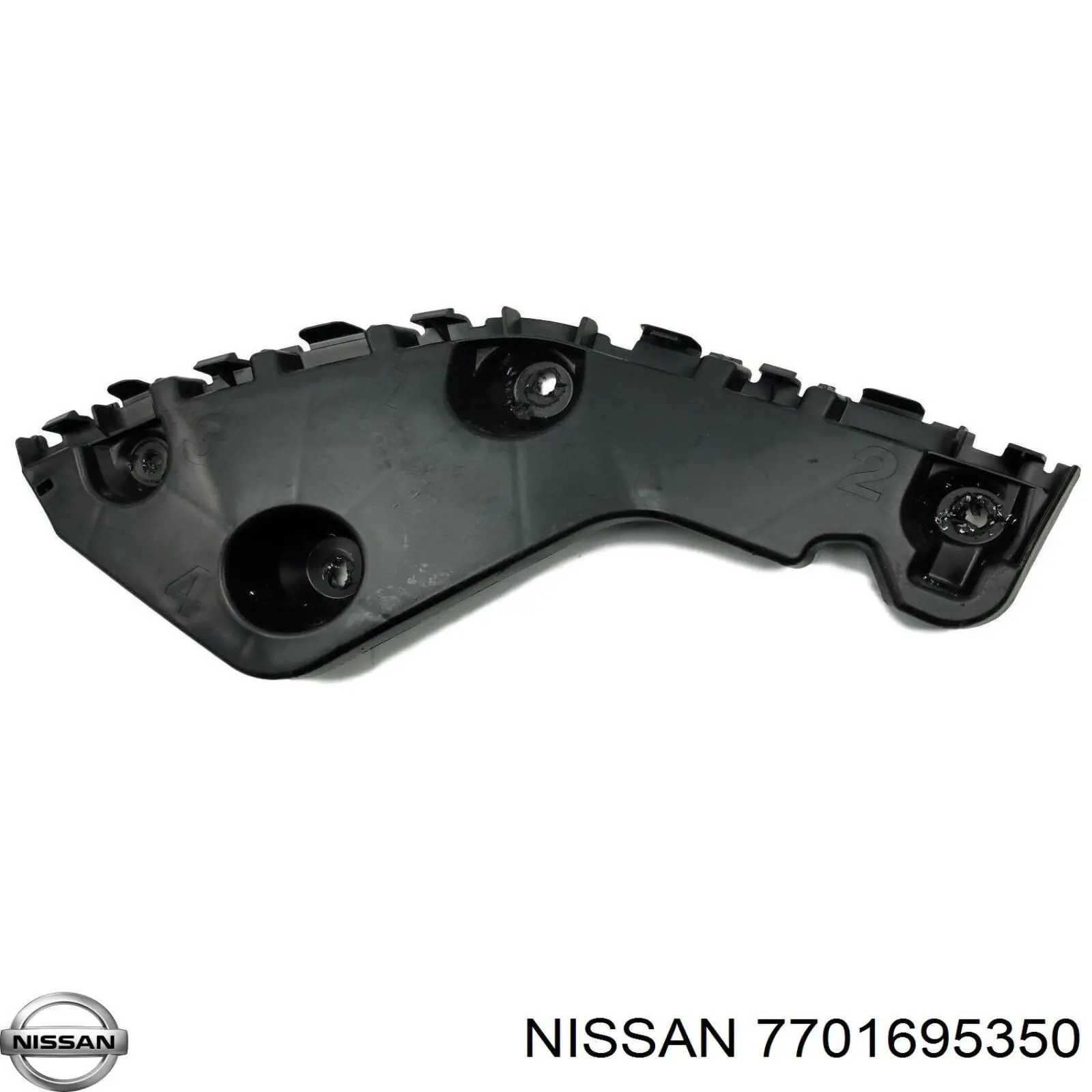 Кронштейн бампера переднего левый 7701695350 Nissan