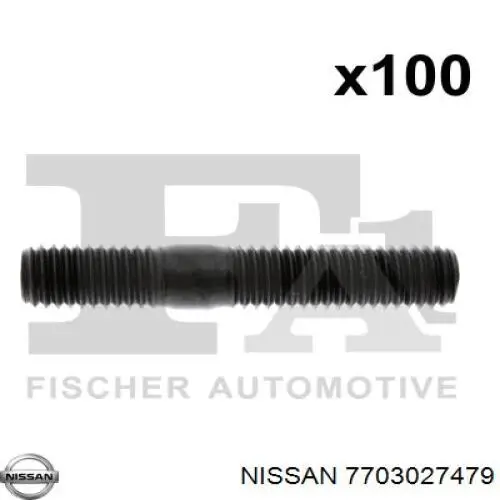 7703027479 Nissan prego de tubo coletor de escape