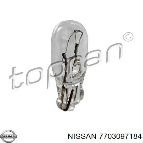 7703097184 Nissan лампочка щитка (панели приборов)