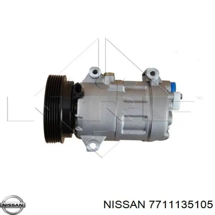 Компрессор кондиционера 7711135105 Nissan