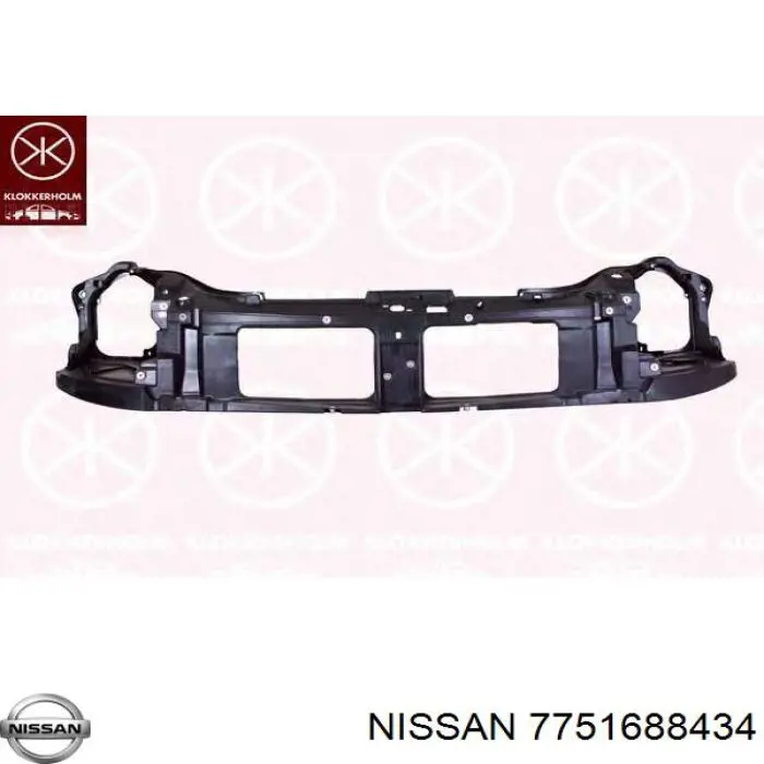7751688434 Nissan суппорт радиатора правый (монтажная панель крепления фар)
