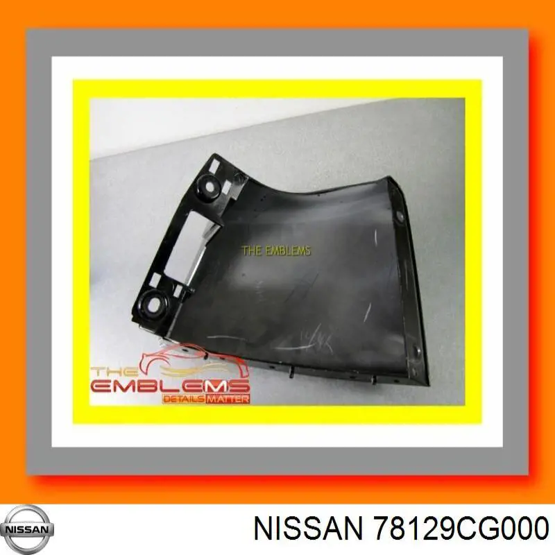 Купить 78129CG000 Nissan/Infiniti Накладка бампера заднего левая
