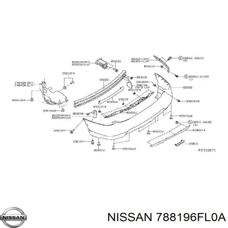  Nissan/Infiniti 788196FL0A цена, от 56.91 USD