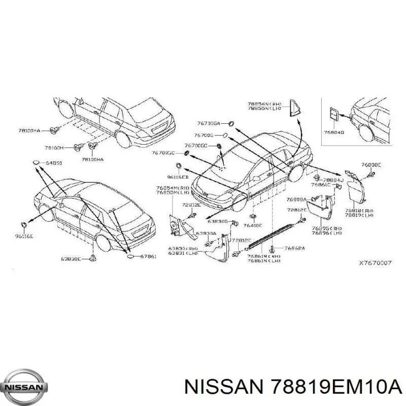 78819EM10A Nissan/Infiniti 