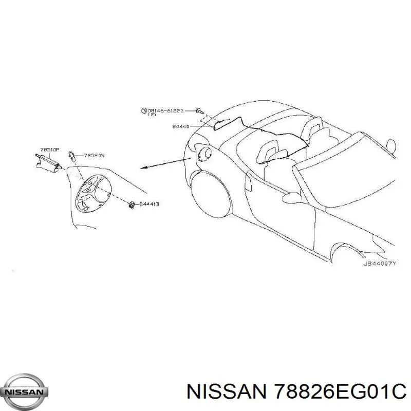  Nissan/Infiniti 78826EG01C цена, от 11.57 USD
