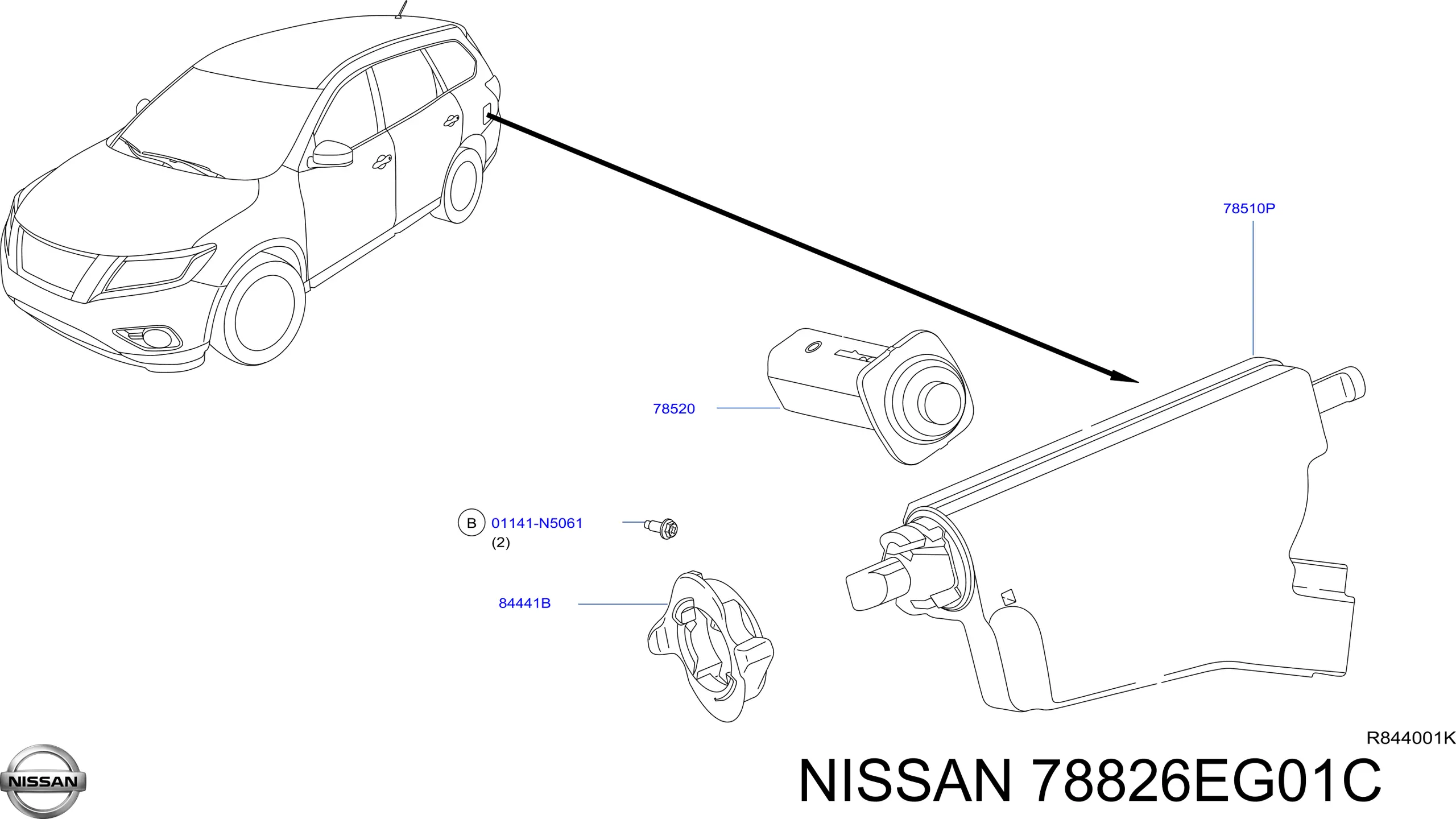 Купить 78826EG01C Nissan/Infiniti 