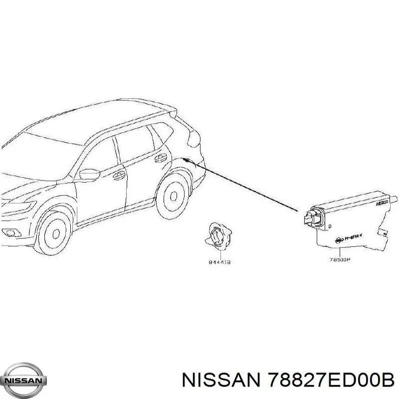 Замок открывания лючка бензобака Nissan/Infiniti 78827ED00B цена, от 6.97 USD