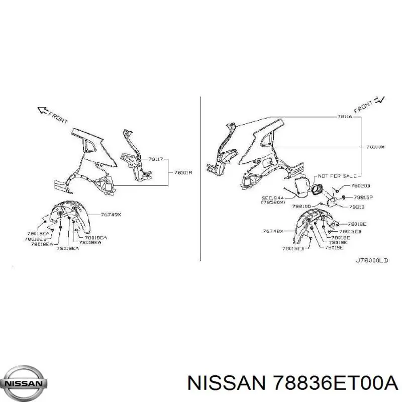 78836ET00A Nissan/Infiniti 