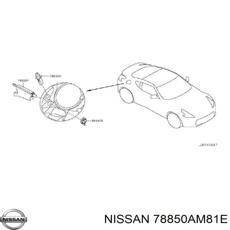 78850AM81E Nissan 