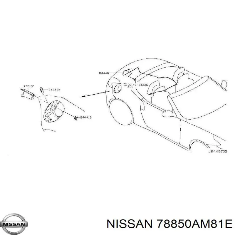 78850AM81E Nissan/Infiniti 