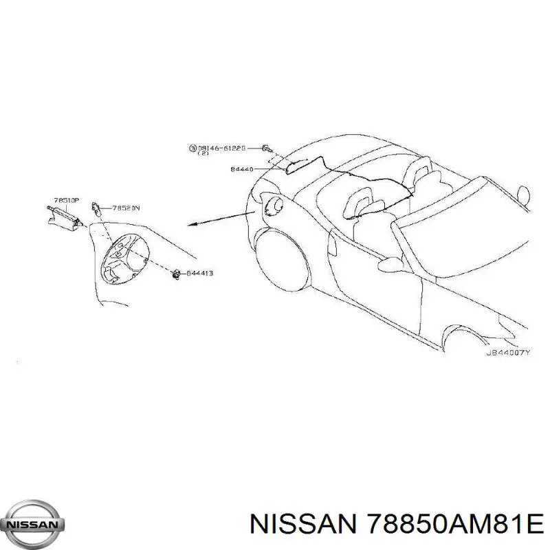  Nissan/Infiniti 78850AM81E цена, от 41.22 USD