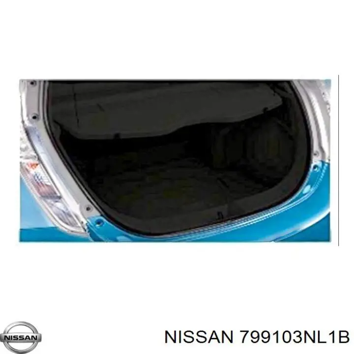 799103NL1B Nissan/Infiniti Установка полки вещевой