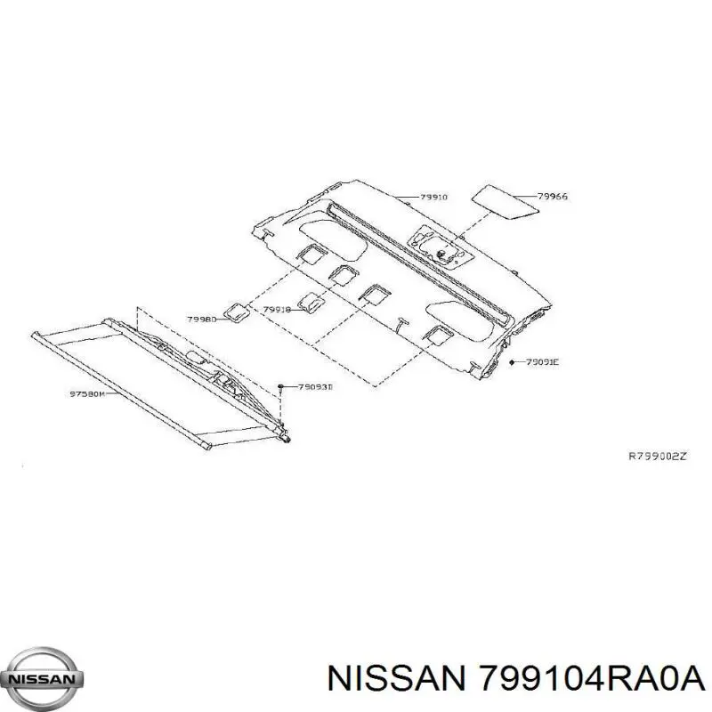  799104RA0A Nissan