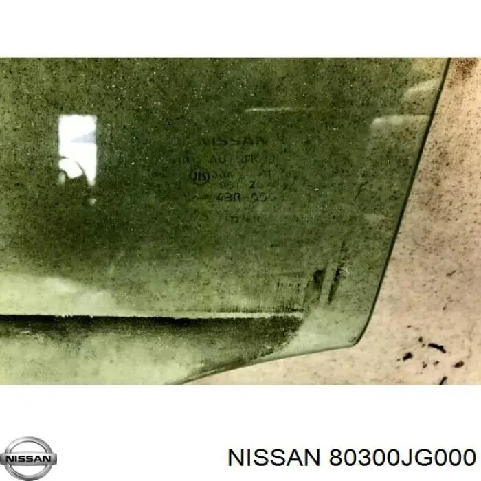 Vidro da porta dianteira direita para Nissan X-Trail (T31)