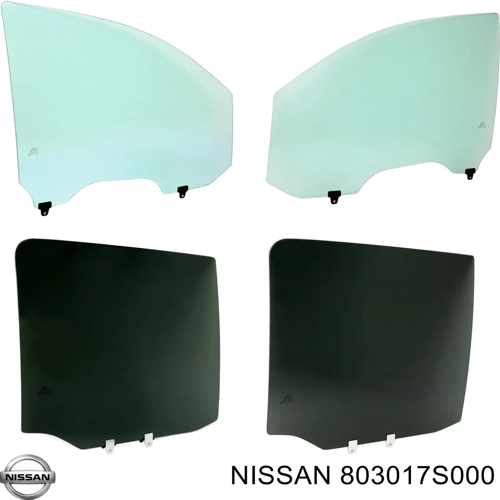 803017S000 Nissan/Infiniti Стекло двери передней левой