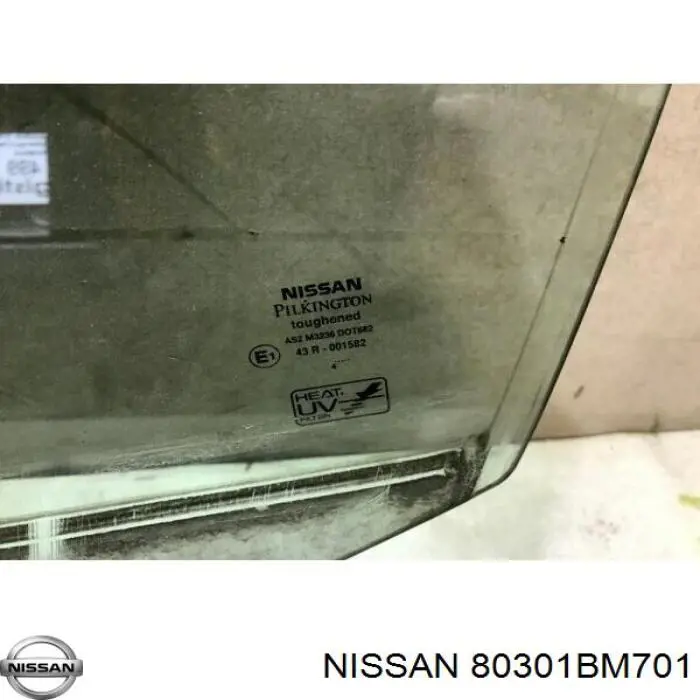 Окно (передней двери) двери Nissan/Infiniti 80301BM701 цена, от 12.67 USD