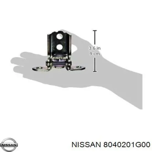 Петля двери передней 8040201G00 Nissan/Infiniti
